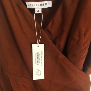 Bronze Baltic Born Wrap Dress XL